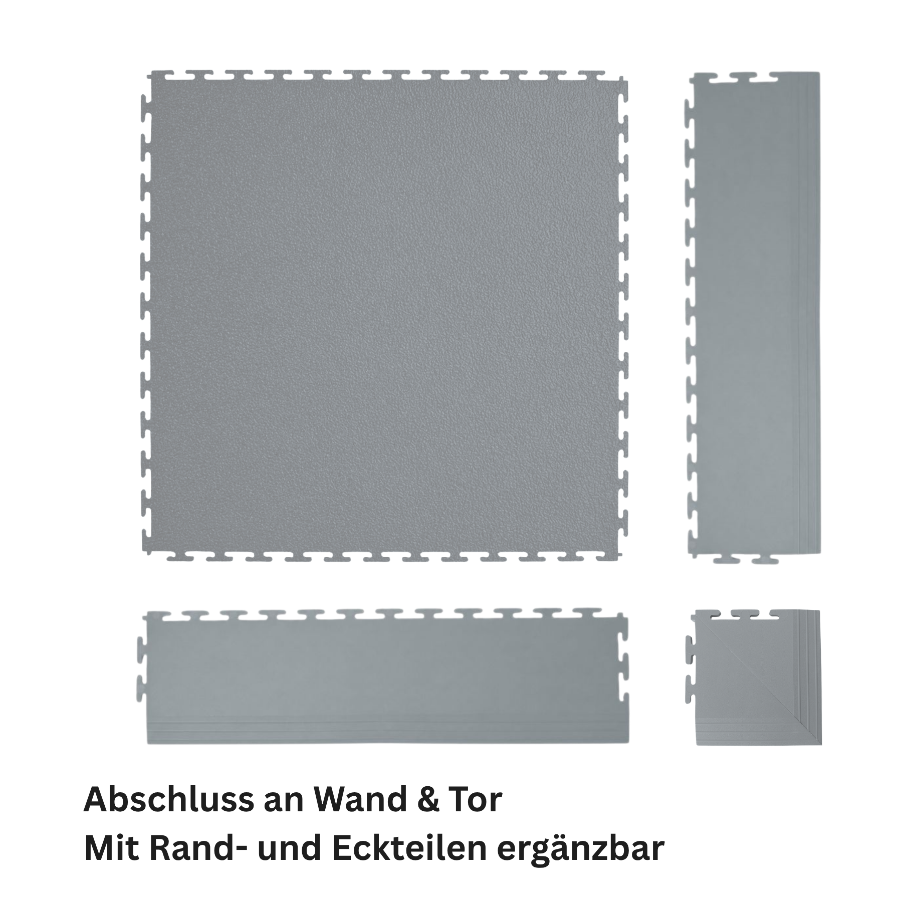 Seitenteil für Flexi-Tile PVC Klickfliese Premium