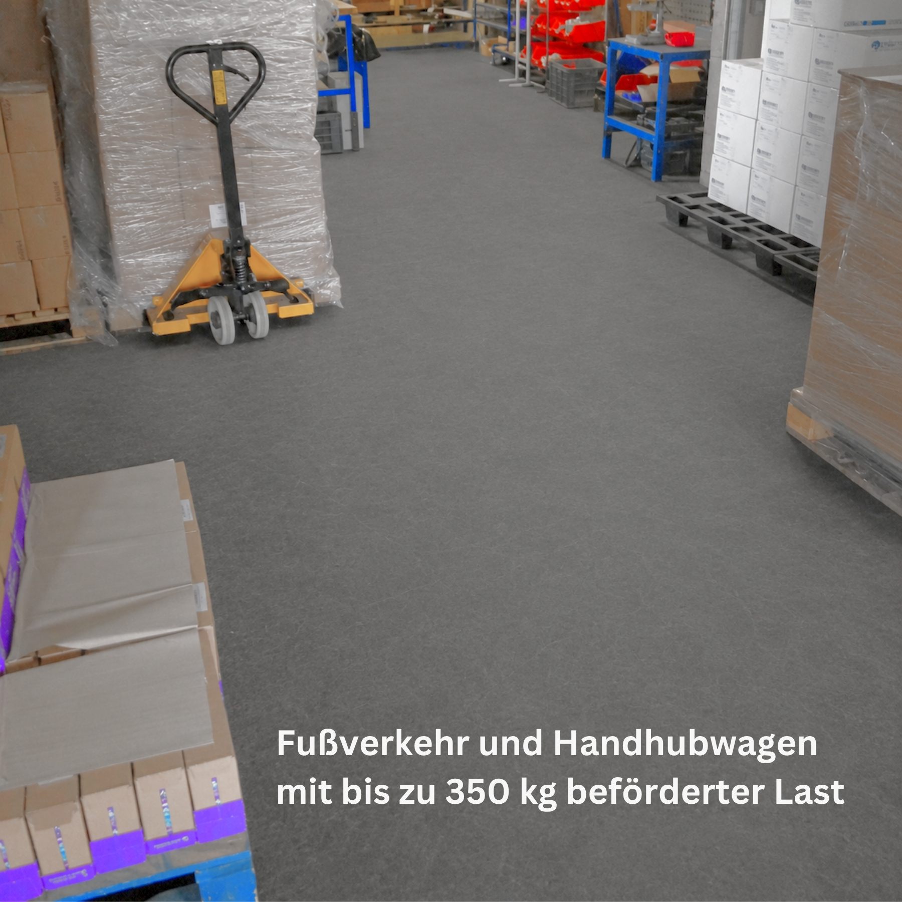 Flexi-Tile PVC-Industriefliese Hellgrau Premium 4,5mm