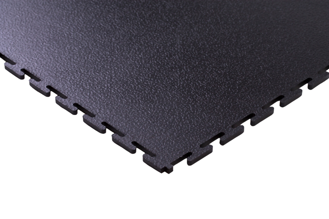 PVC Klickfliese Schwarz "Standard" 7 mm 