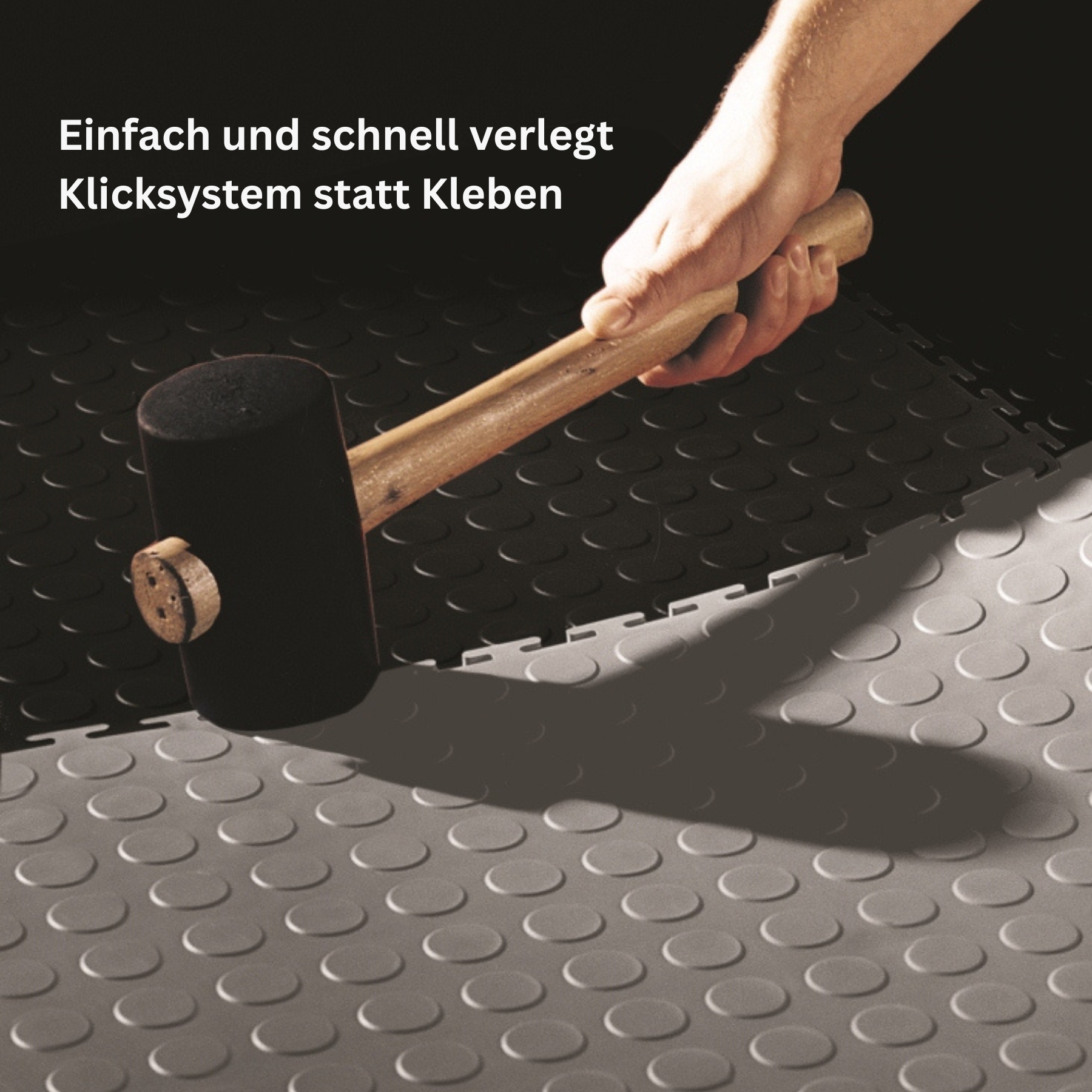 Flexi-Tile PVC-Garagenfliese Premium 4,5mm Genoppt