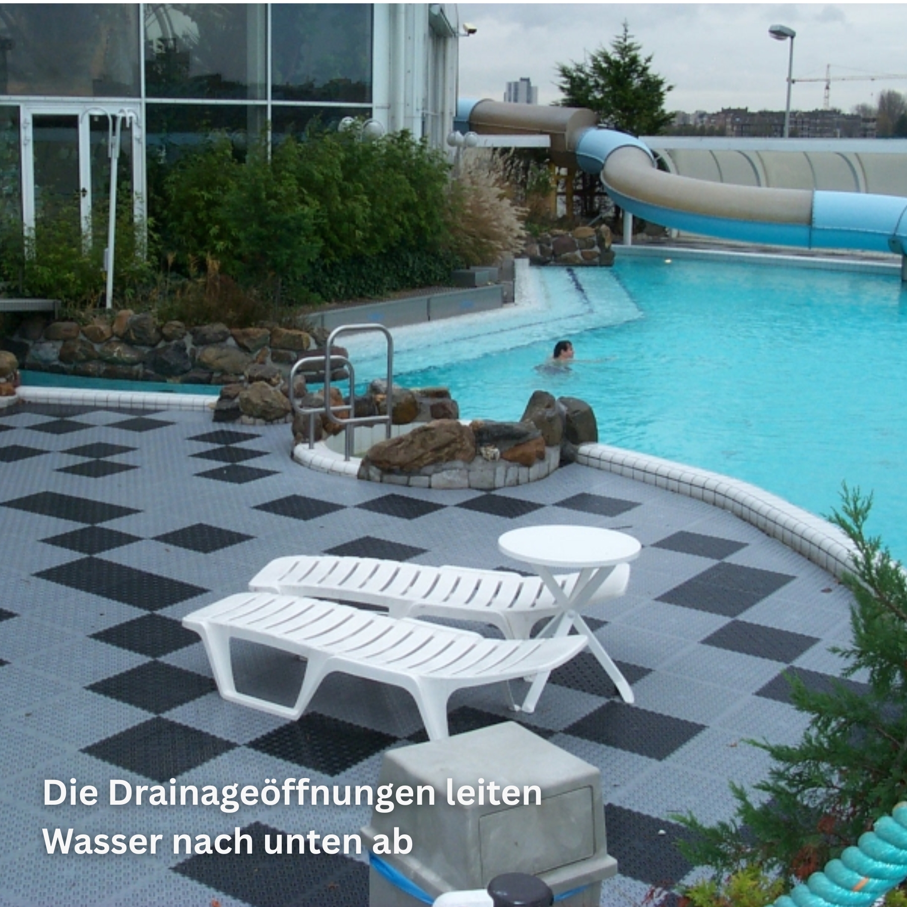 Flexi-Tile PVC Klickfliese Open Grau 14mm