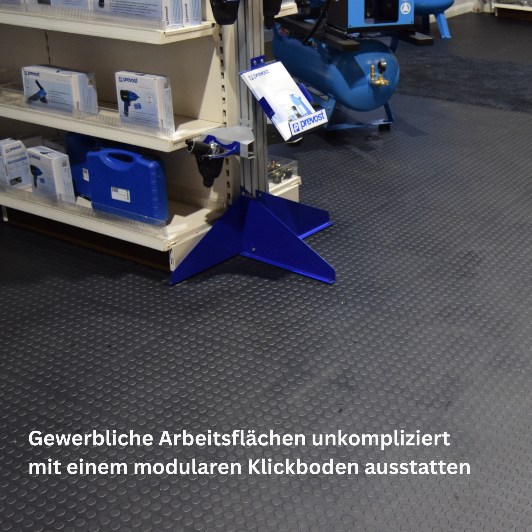 Flexi-Tile PVC Klickfliese 4,5mm Genoppt