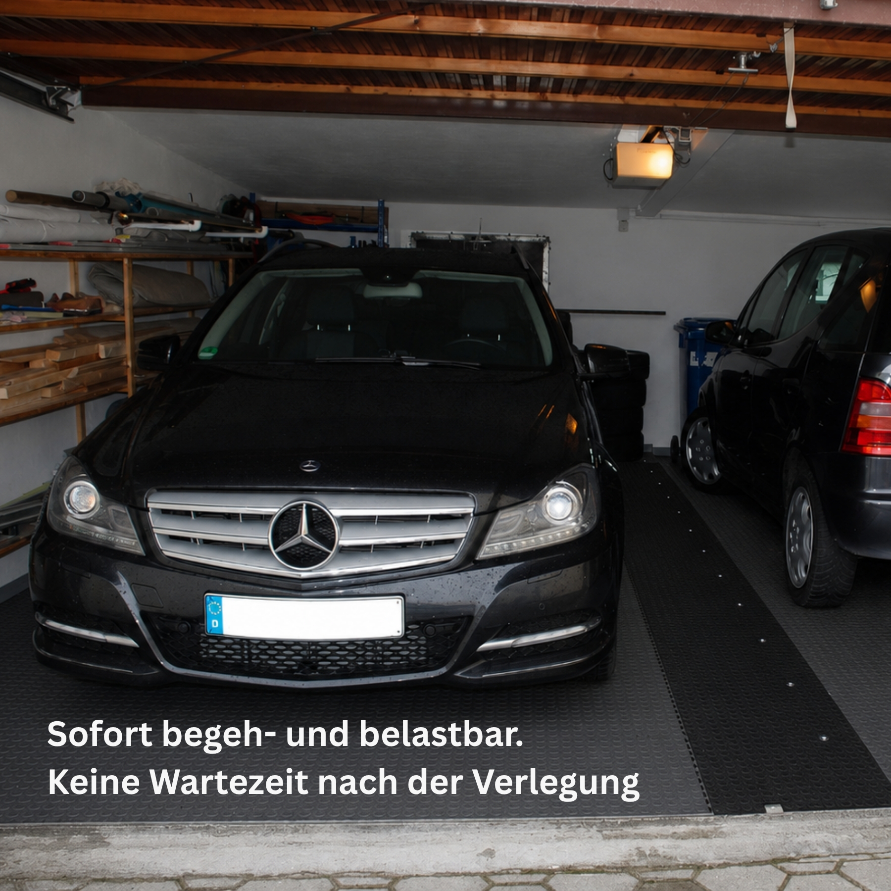 Flexi-Tile PVC-Garagenfliese 7mm Genoppt
