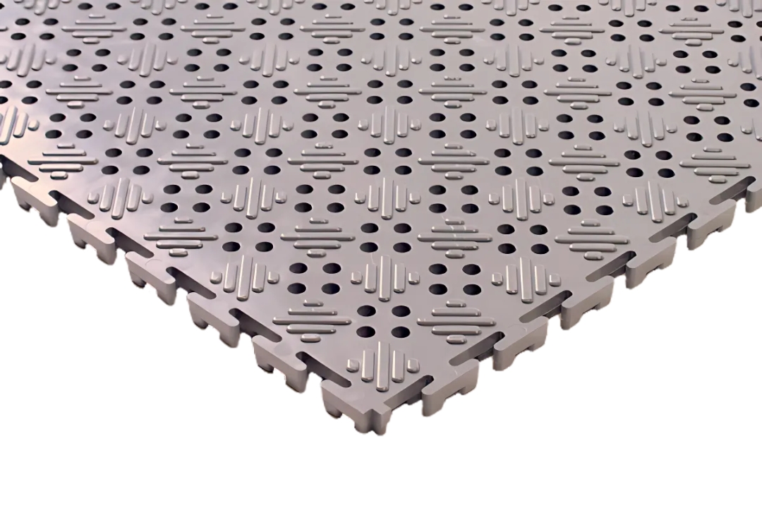 PVC Klickfliese Open Grau 14 mm 