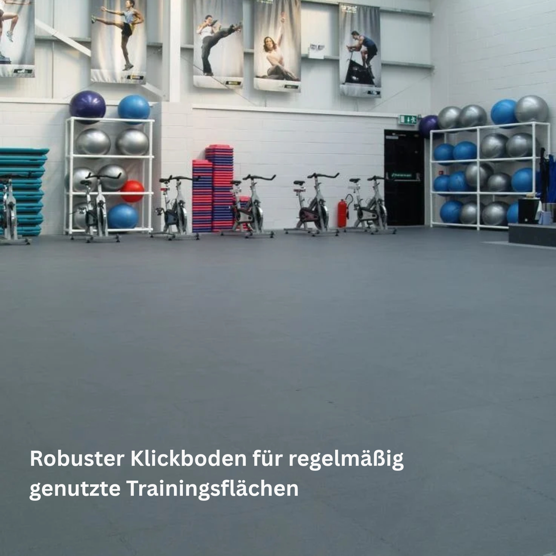Flexi-Tile PVC Klickfliese Dunkelgrau Premium 7 mm