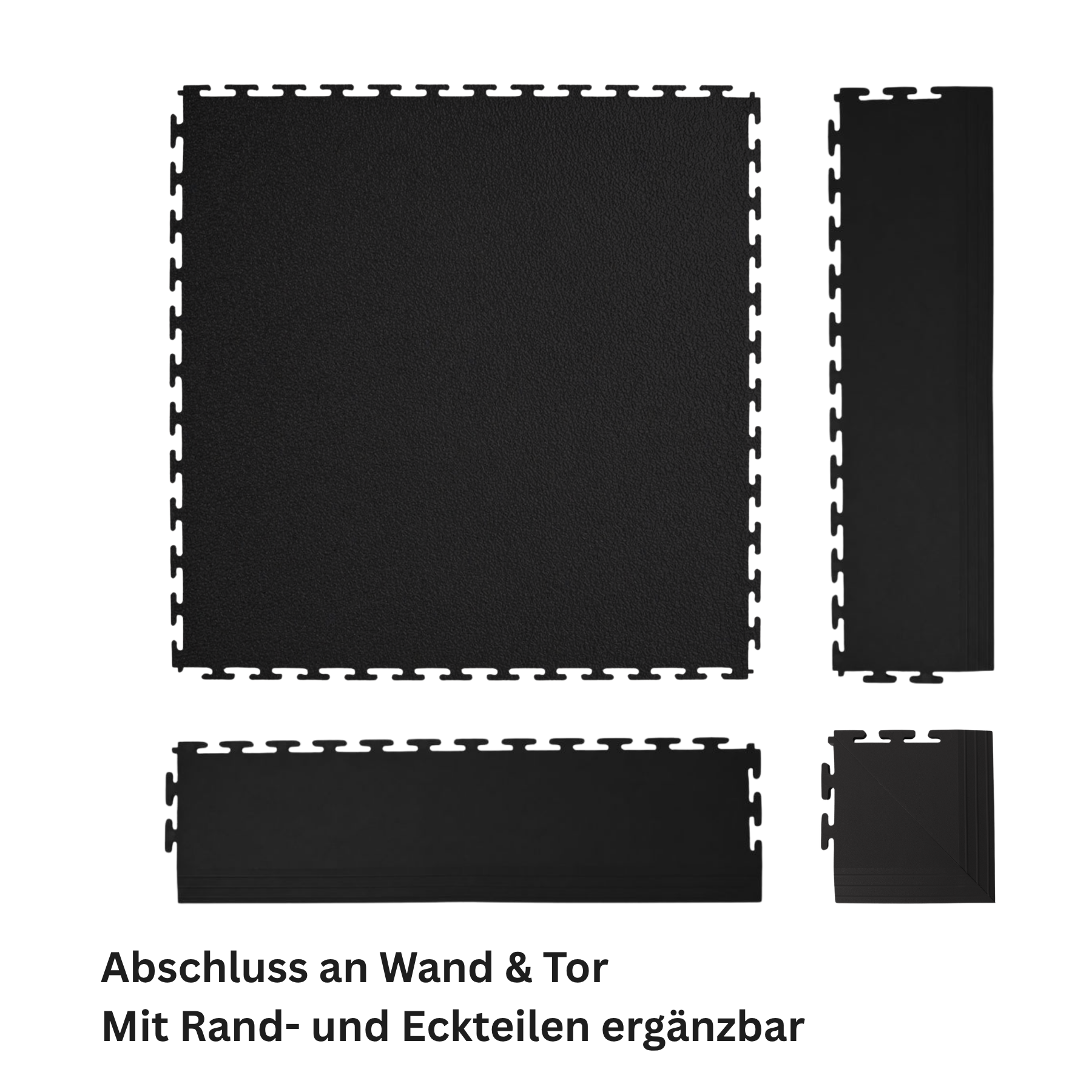 Seitenteil für Flexi-Tile PVC Klickfliese Premium