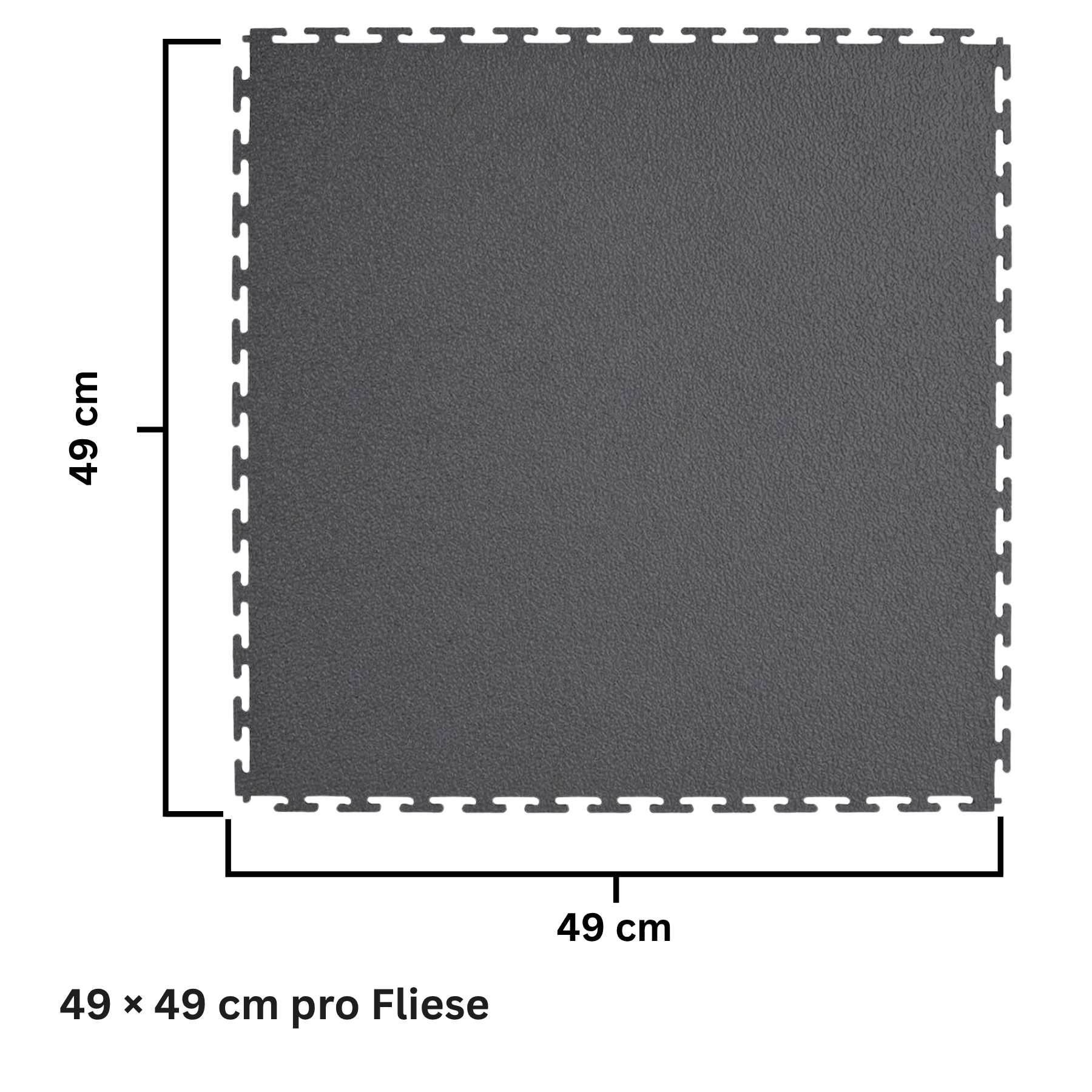 Flexi-Tile Garagenpaket 4,5 mm Dunkelgrau | ca. 18 m²