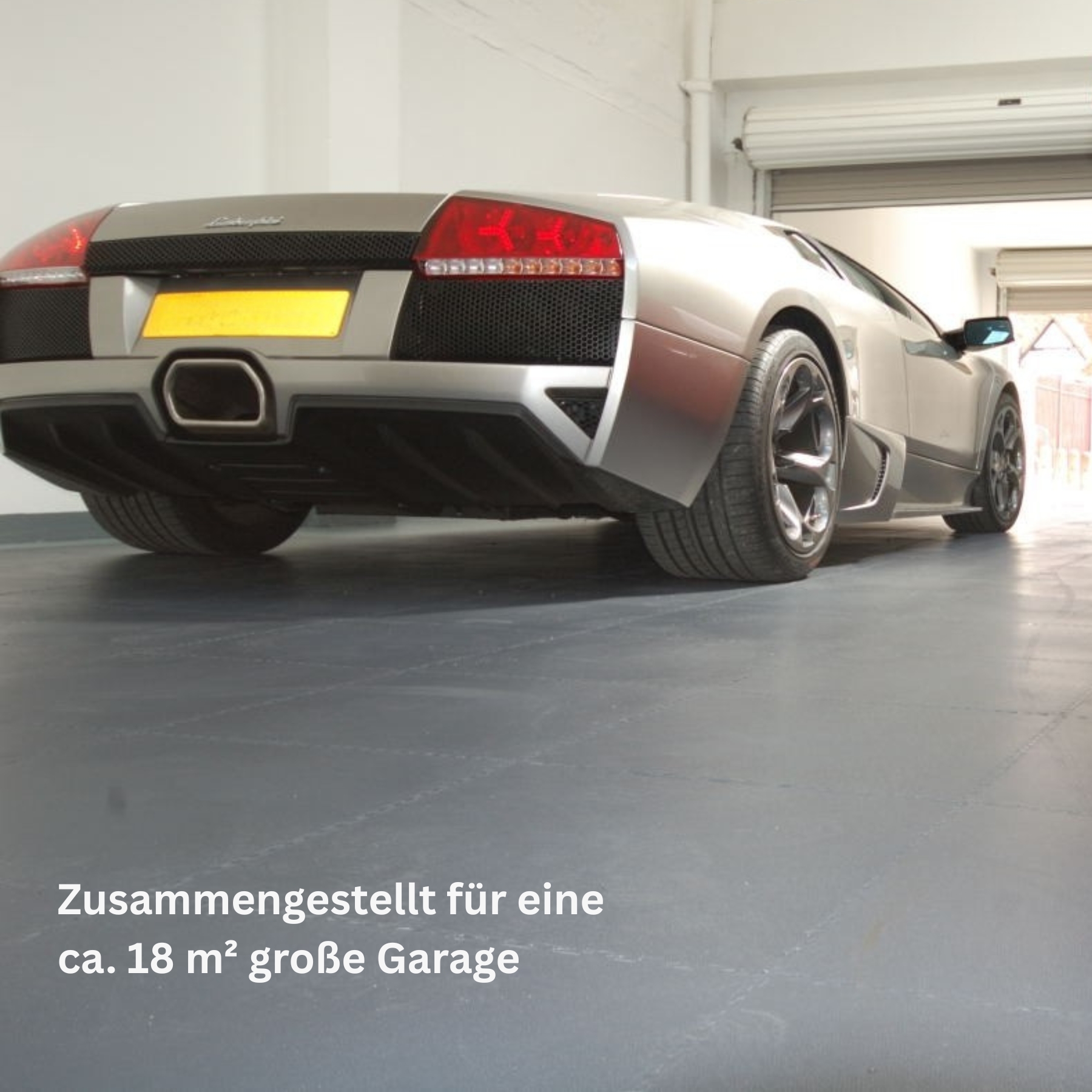 Flexi-Tile Garagenpaket 4,5 mm Dunkelgrau | ca. 18 m²