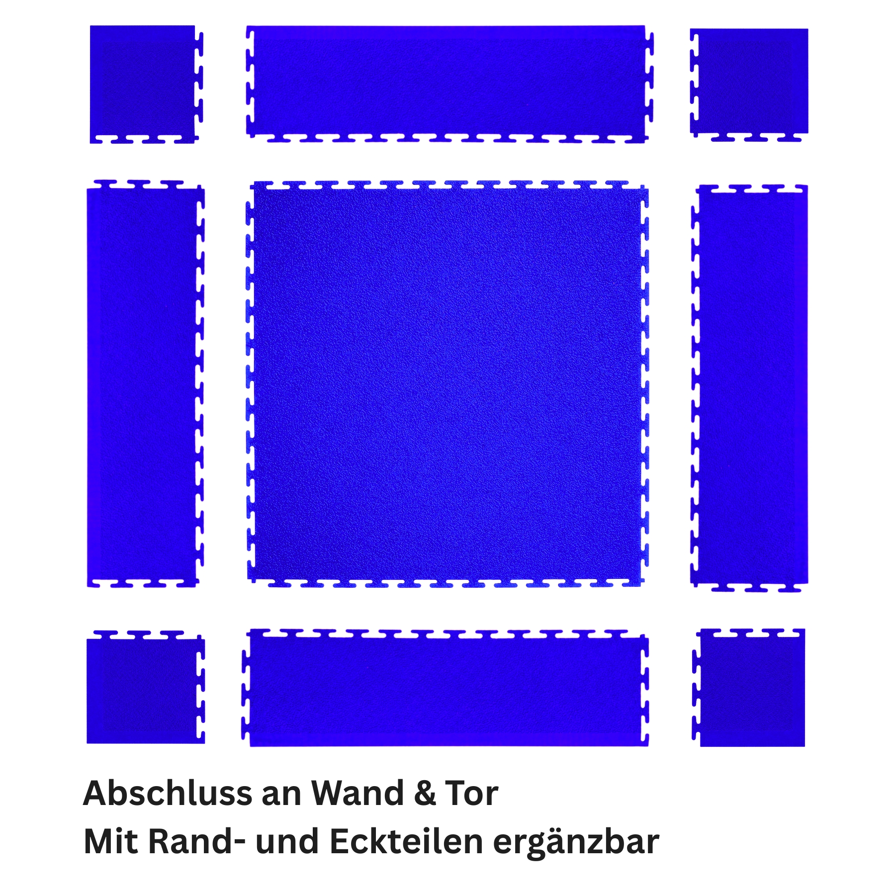 Flexi-Tile PVC-Garagenfliese Blau Premium 7mm