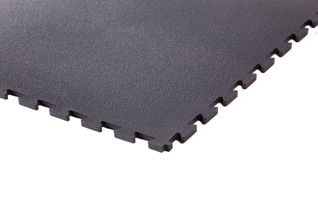 PVC-Garagenfliese Dunkelgrau Premium 10mm 