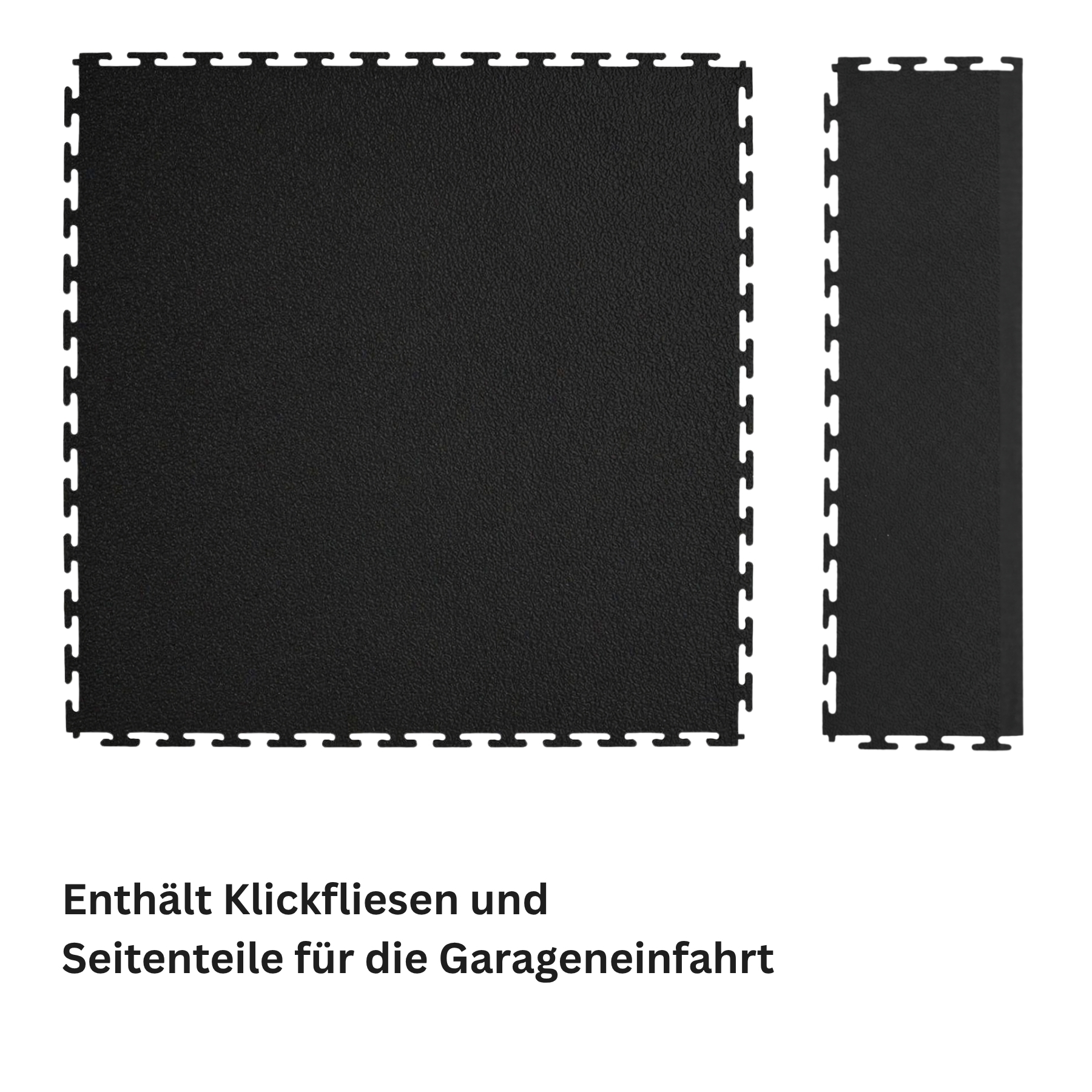 Flexi-Tile Garagenpaket Schwarz 4,5 mm | ca. 18 m²