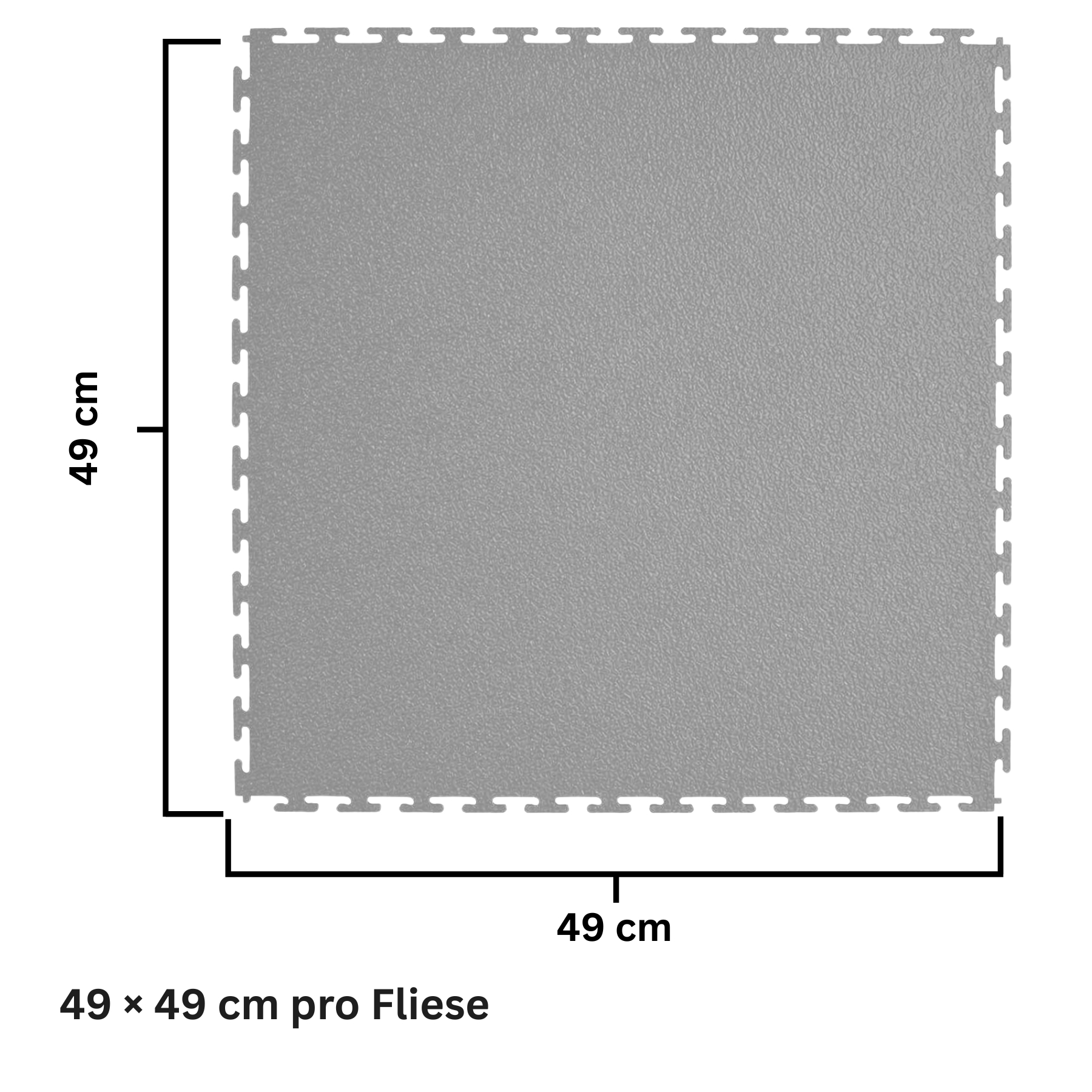 Flexi-Tile PVC-Garagenfliese Hellgrau 4,5mm