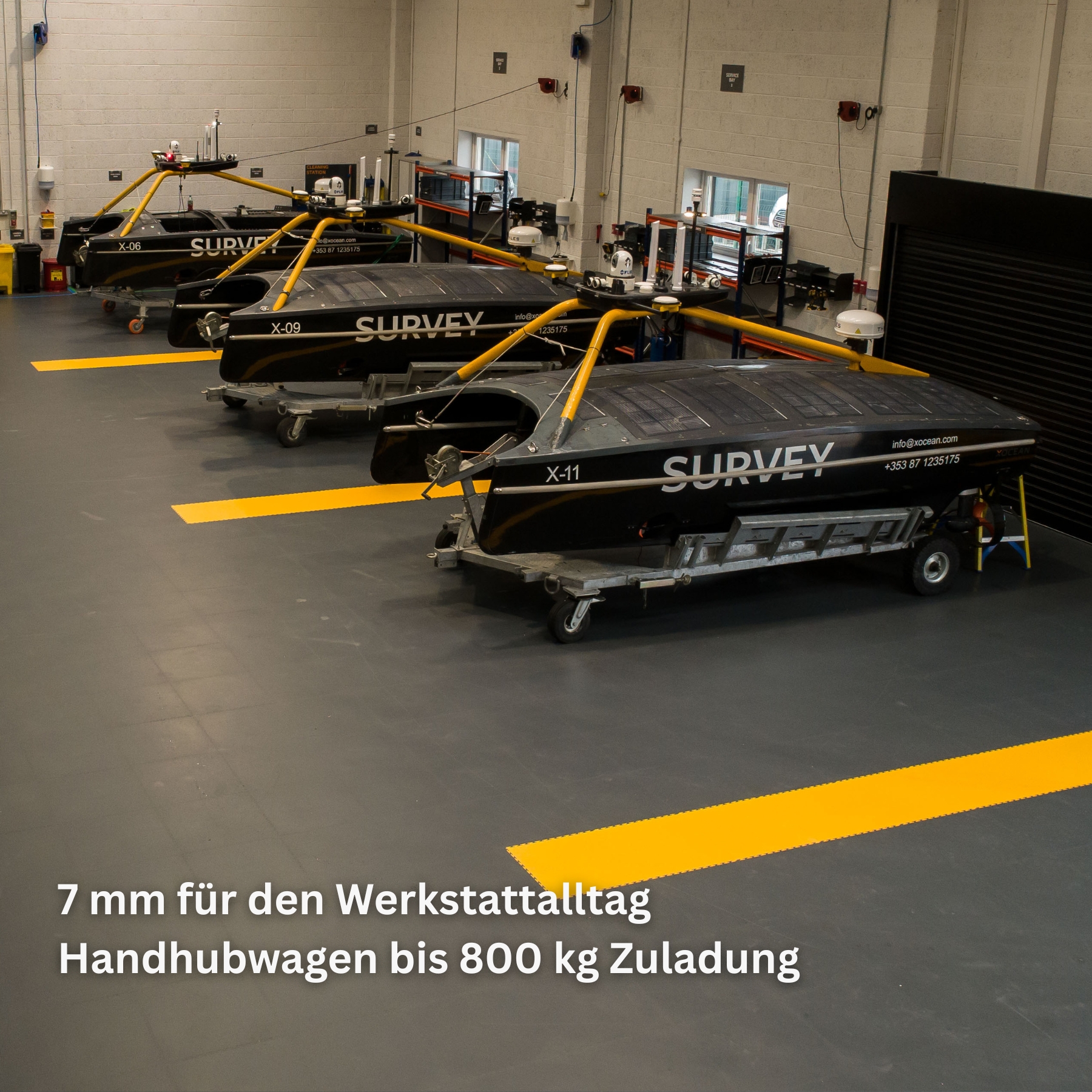 Flexi-Tile Klickfliesenpaket Dunkelgrau 7 mm | ca. 50 m²