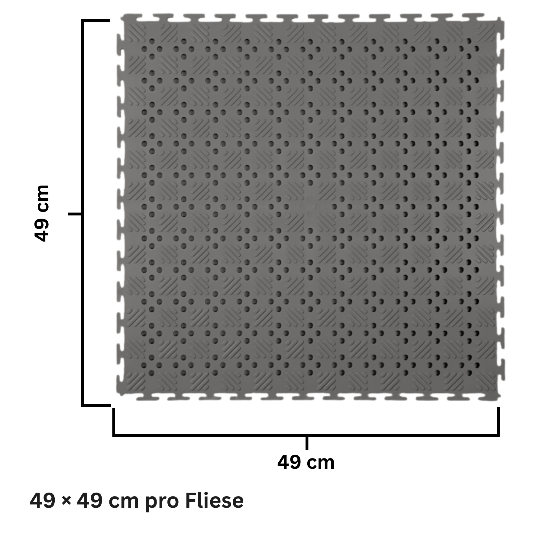 Flexi-Tile PVC Klickfliese Open Grau 14mm