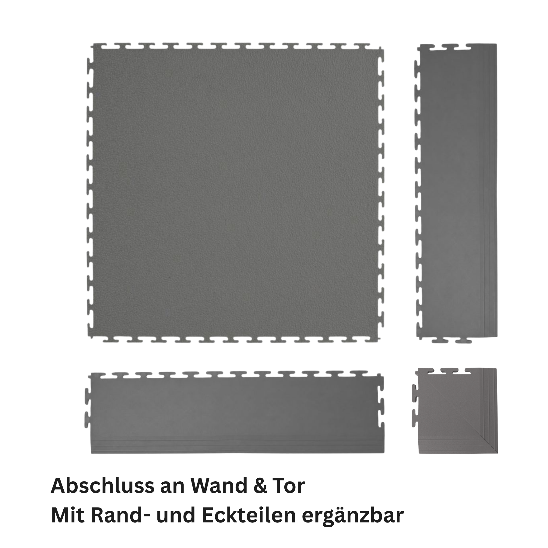Seitenteil für Flexi-Tile PVC Klickfliese Premium