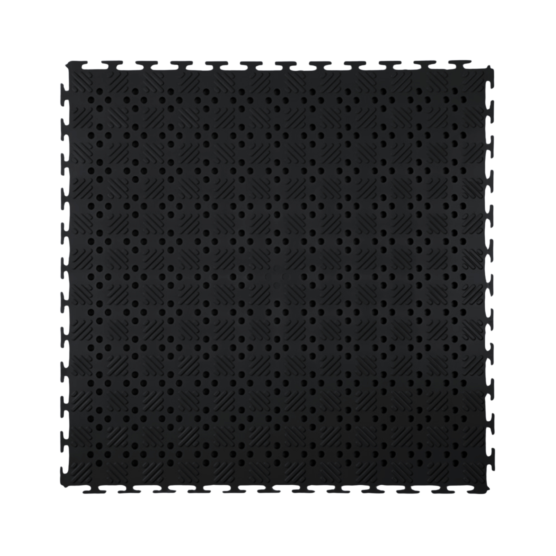 Flexi-Tile PVC Klickfliese Open Schwarz 14mm