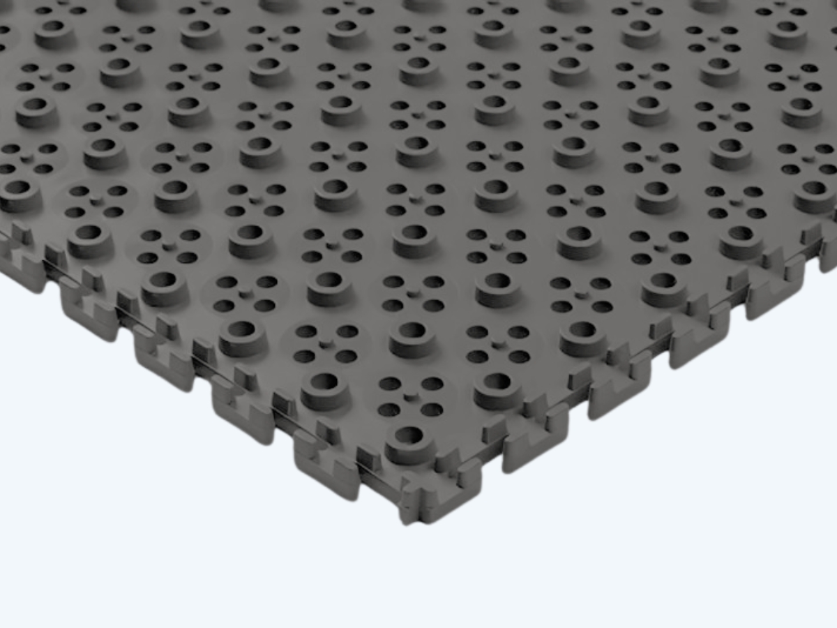 Unterseite der Flexi-Tile Open mit 14 mm Profilhöhe