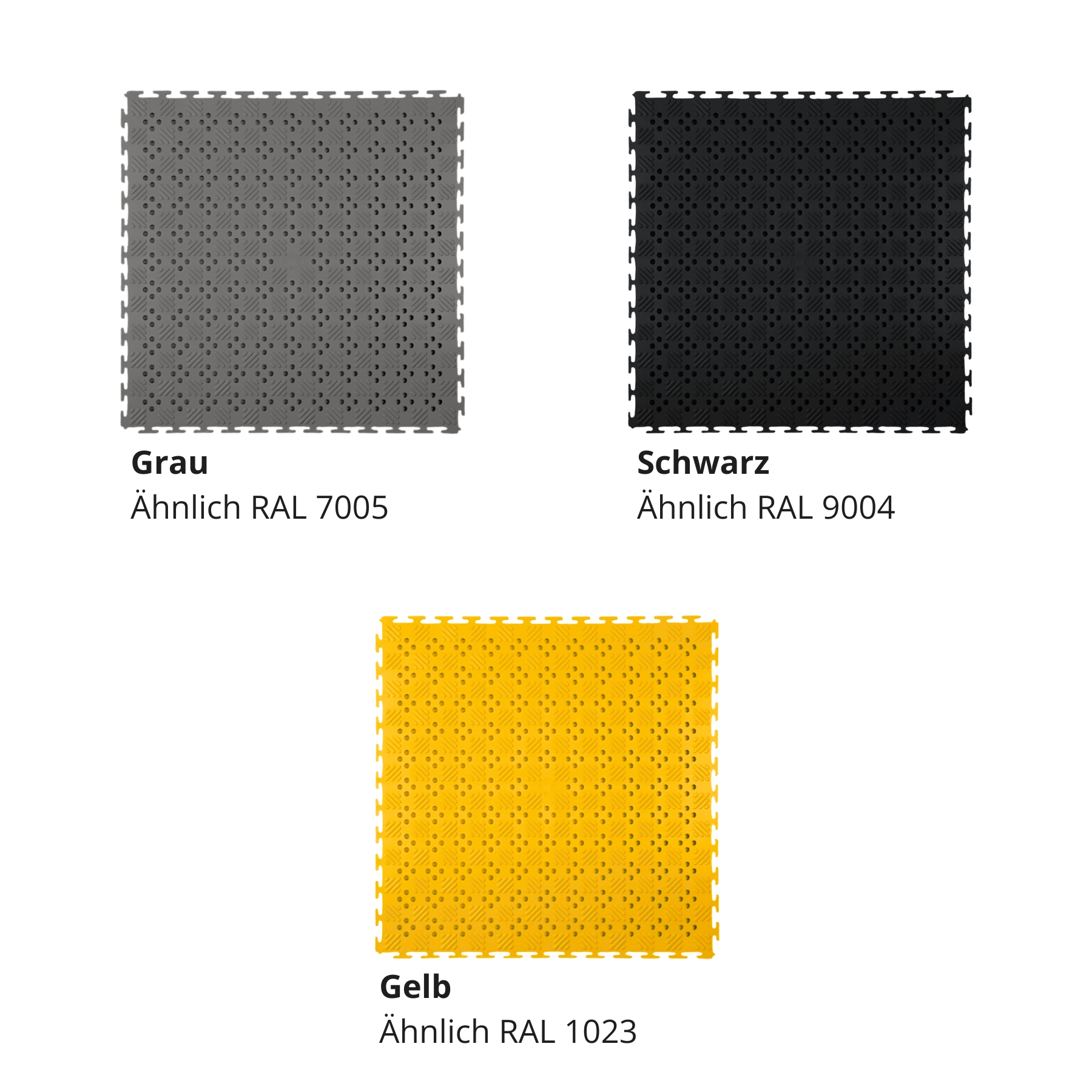 Flexi-Tile PVC Klickfliese Open Gelb 14mm