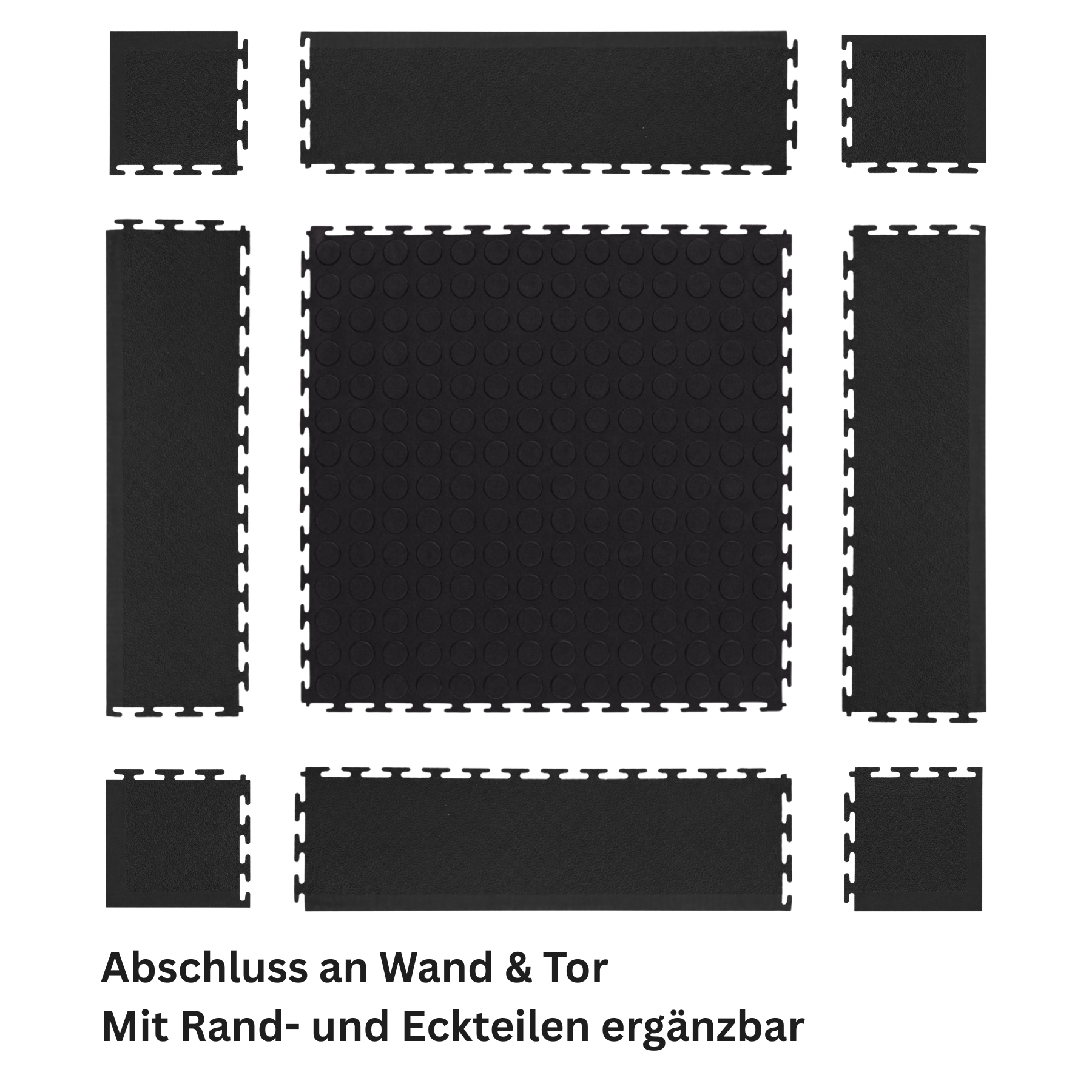 Flexi-Tile PVC-Garagenfliese Premium 4,5mm Genoppt