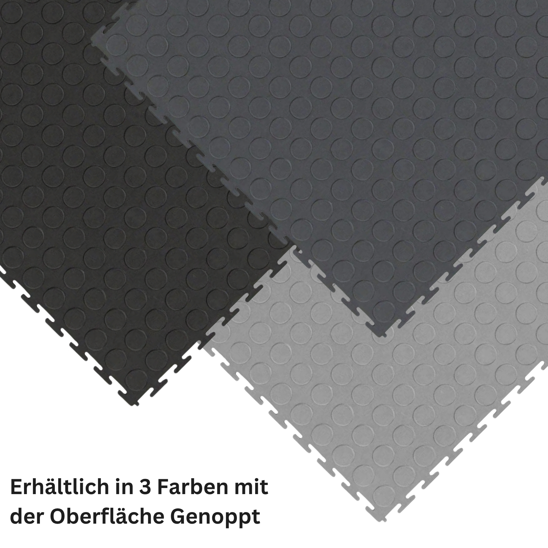 Flexi-Tile PVC-Garagenfliese Dunkelgrau 4,5mm