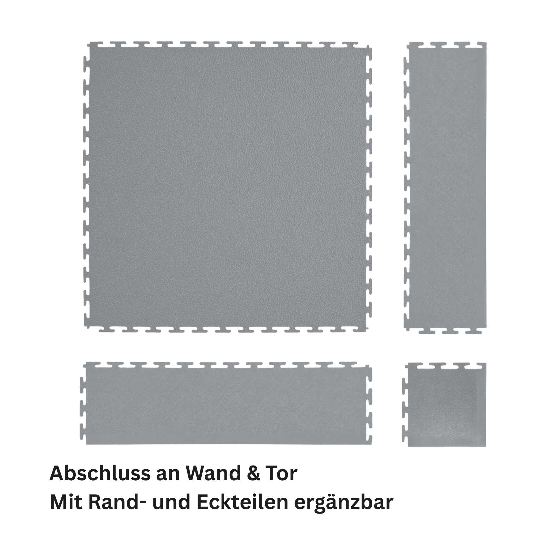 Seitenteil für Flexi-Tile PVC Klickfliese Premium