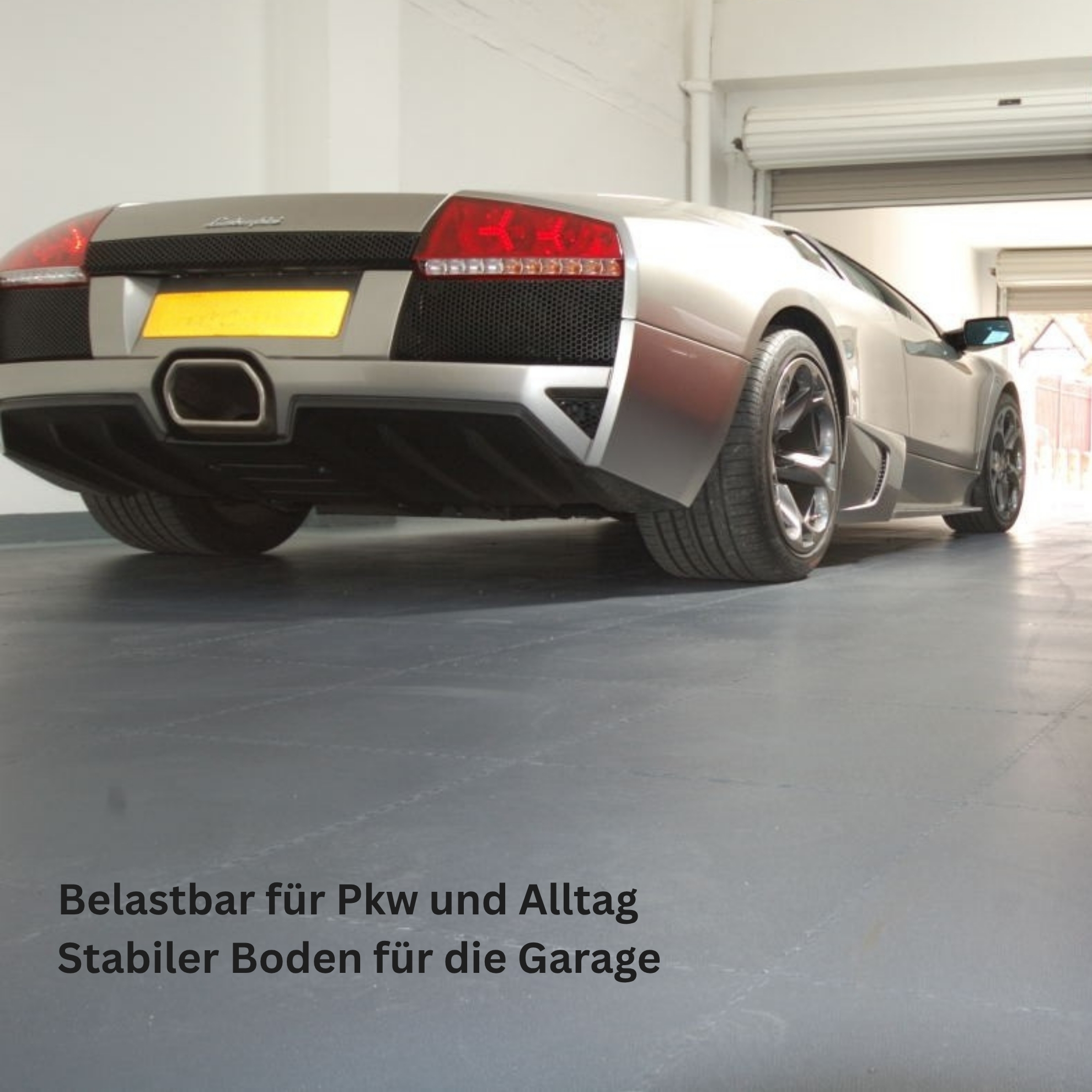 Flexi-Tile PVC-Garagenfliese Dunkelgrau Premium 4,5mm