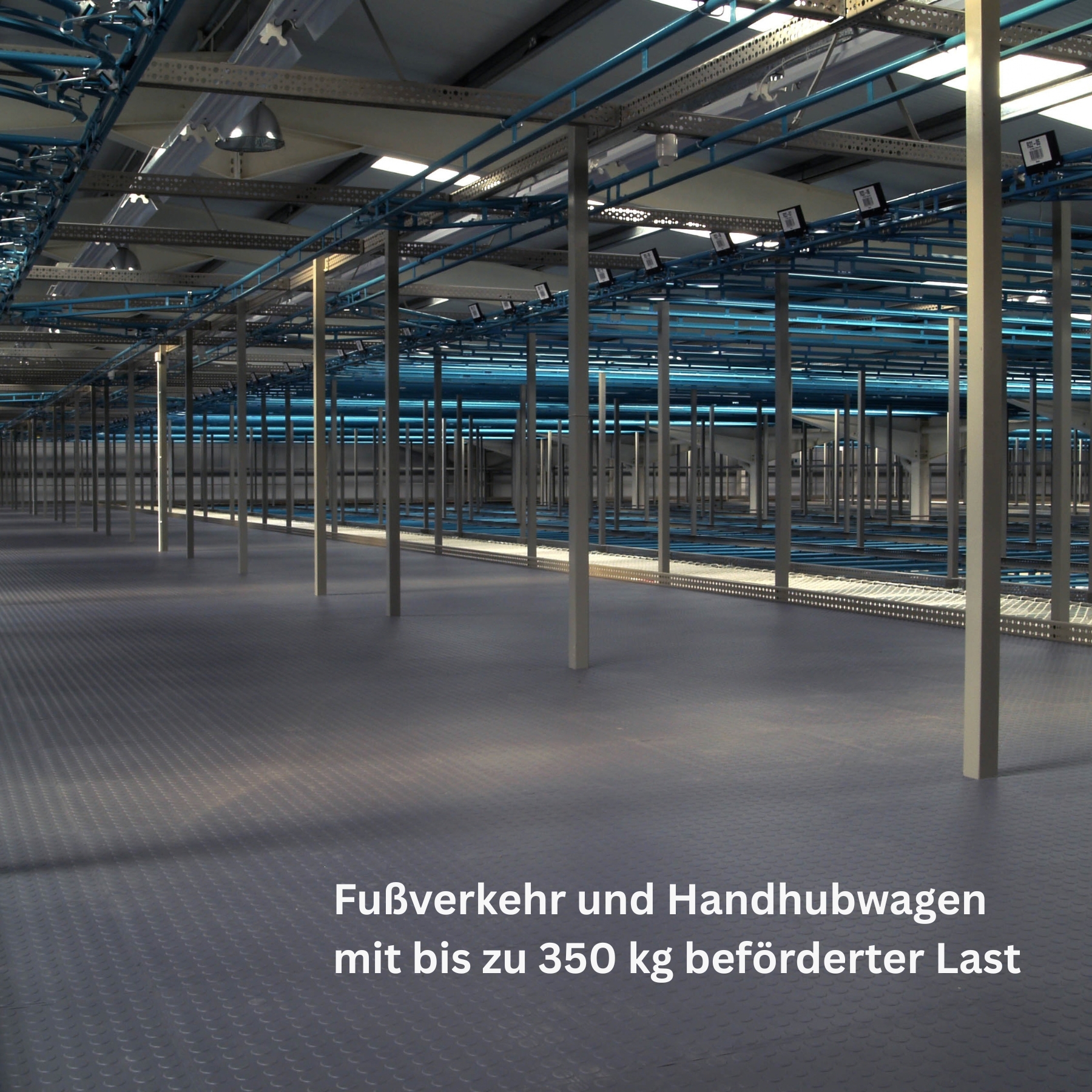 Flexi-Tile PVC-Industriefliese 4,5mm Genoppt