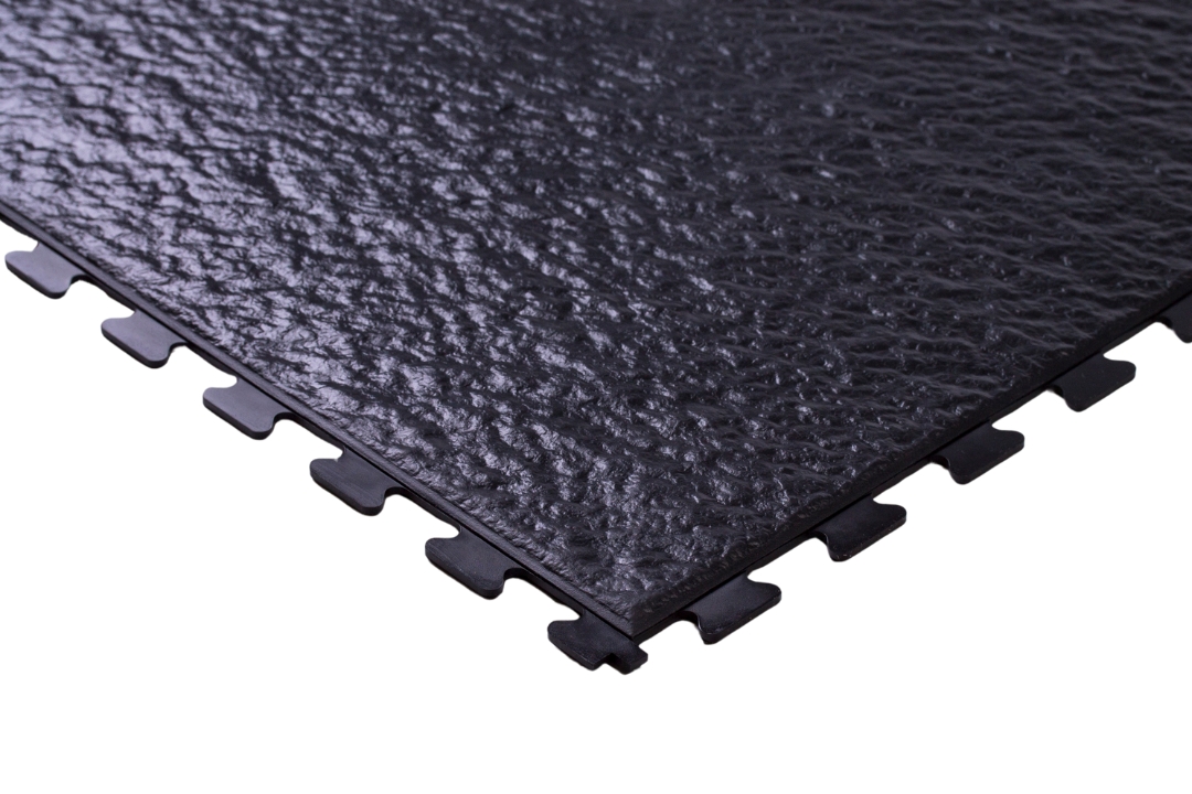 PVC Klickfliese Schwarz "Premium" 5 mm