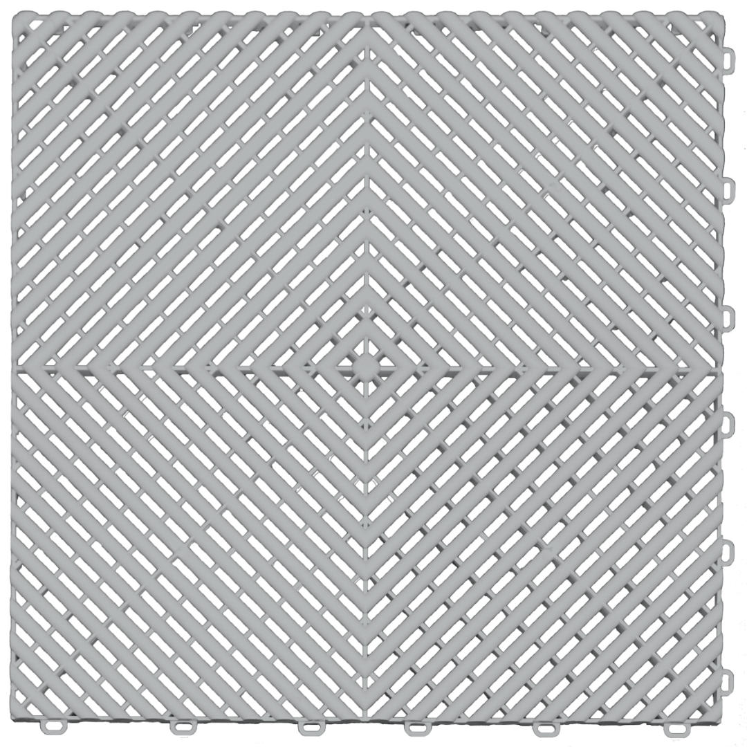 Ribtrax Pro Garagenfliese in Silber