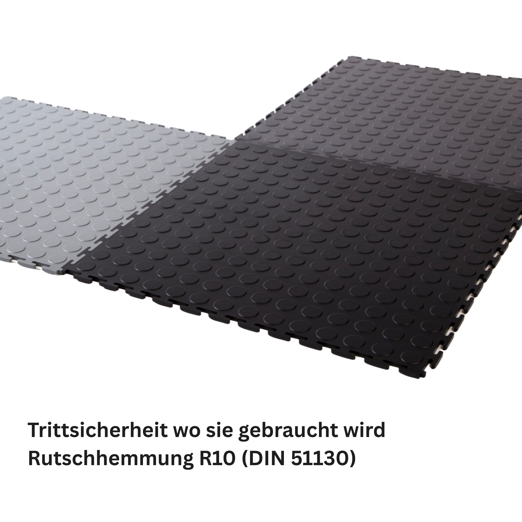 Flexi-Tile PVC-Industriefliese 4,5mm Genoppt