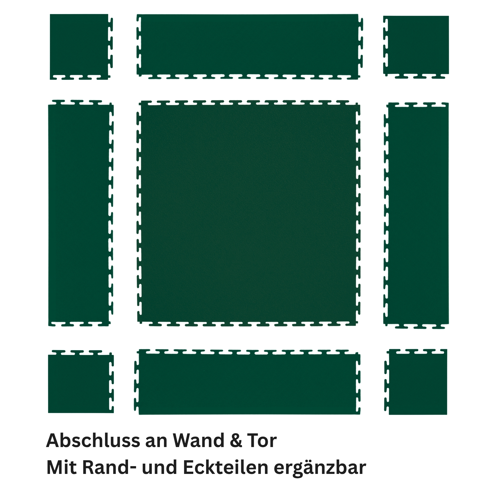 Flexi-Tile PVC-Garagenfliese Grün Premium 4,5mm