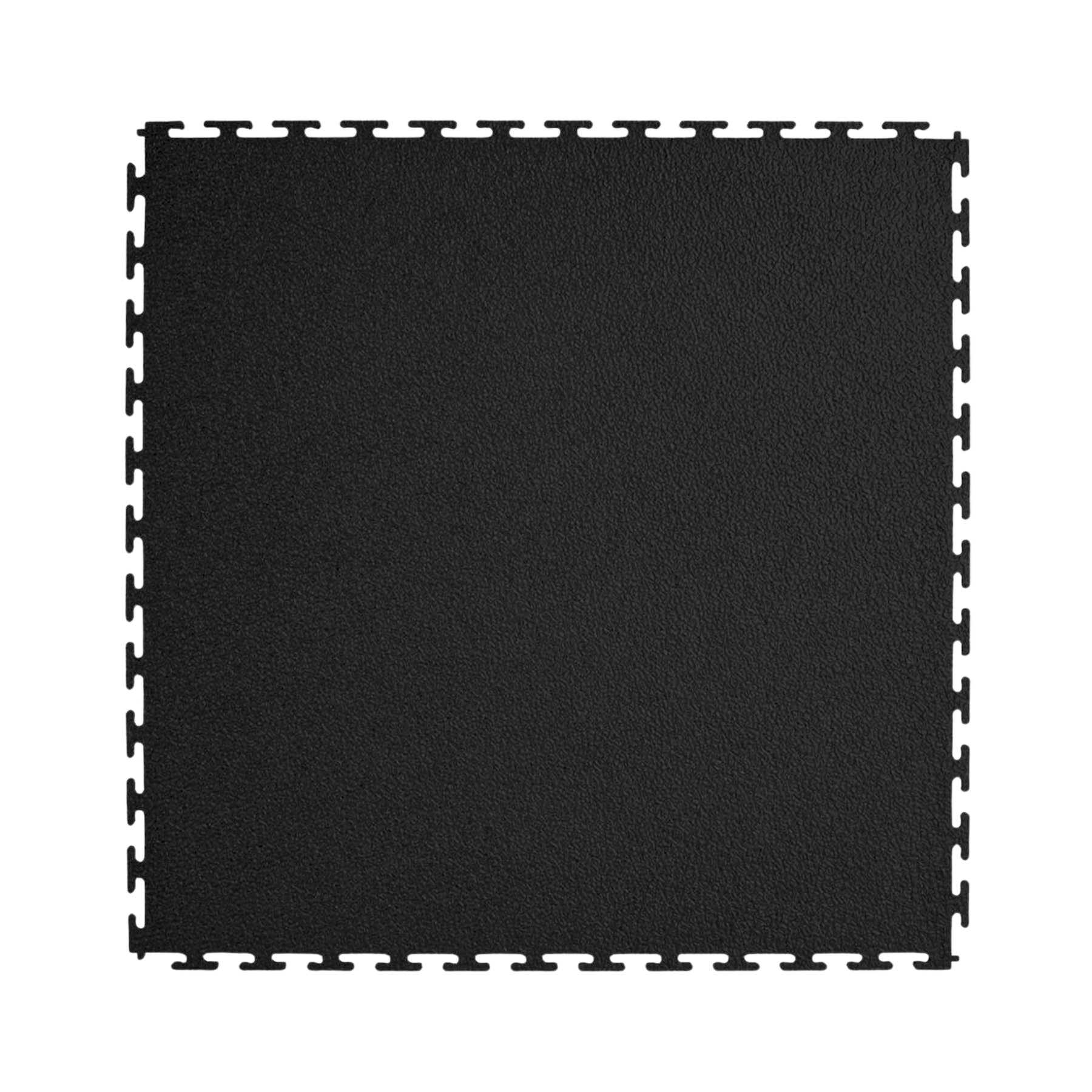 PVC-Garagenfliese Schwarz Premium 10mm