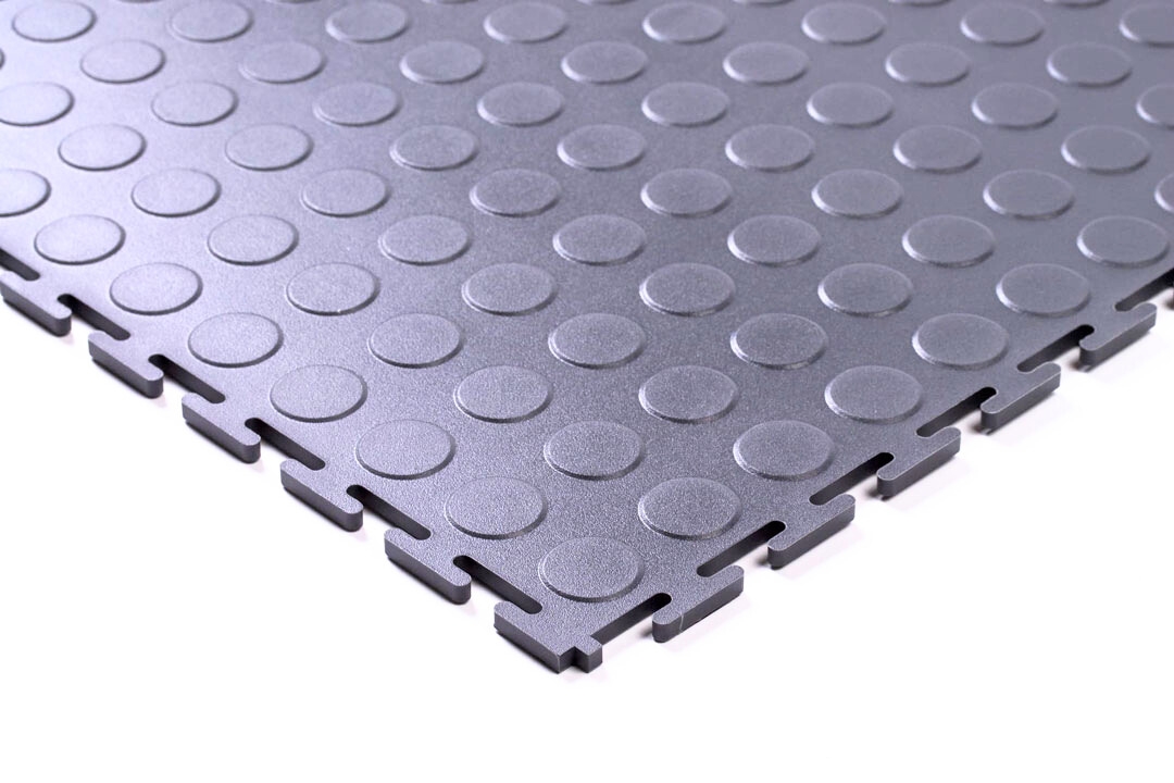 PVC Klickfliese Dunkelgrau "Standard" 7 mm 