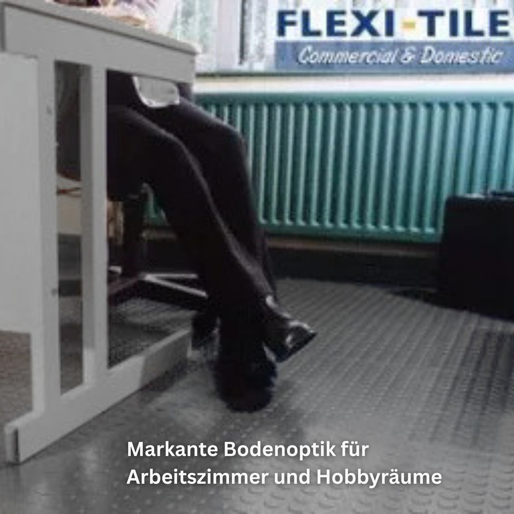 Flexi-Tile PVC Klickfliese Premium 4,5mm Genoppt