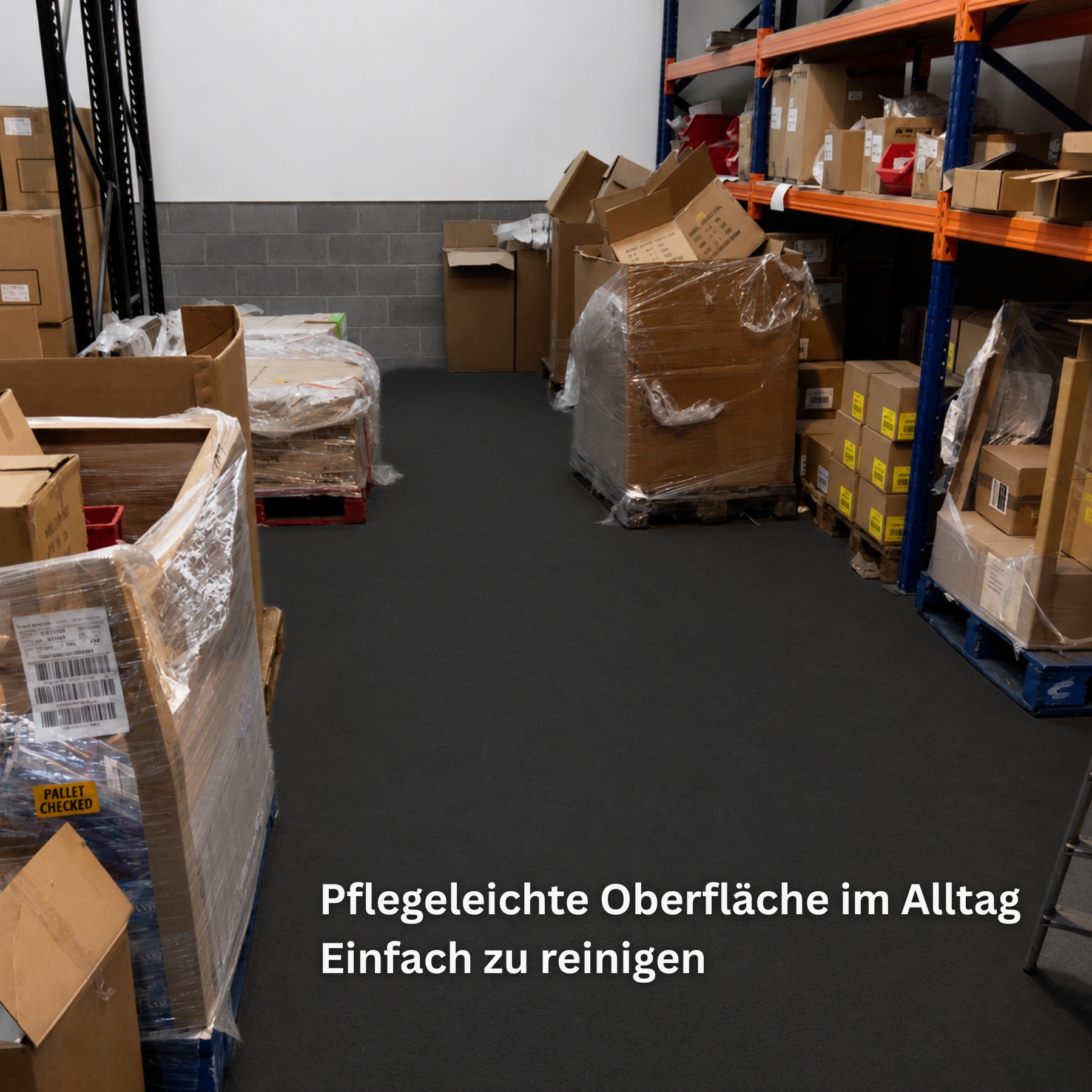 Flexi-Tile PVC-Industriefliese Schwarz 4,5mm