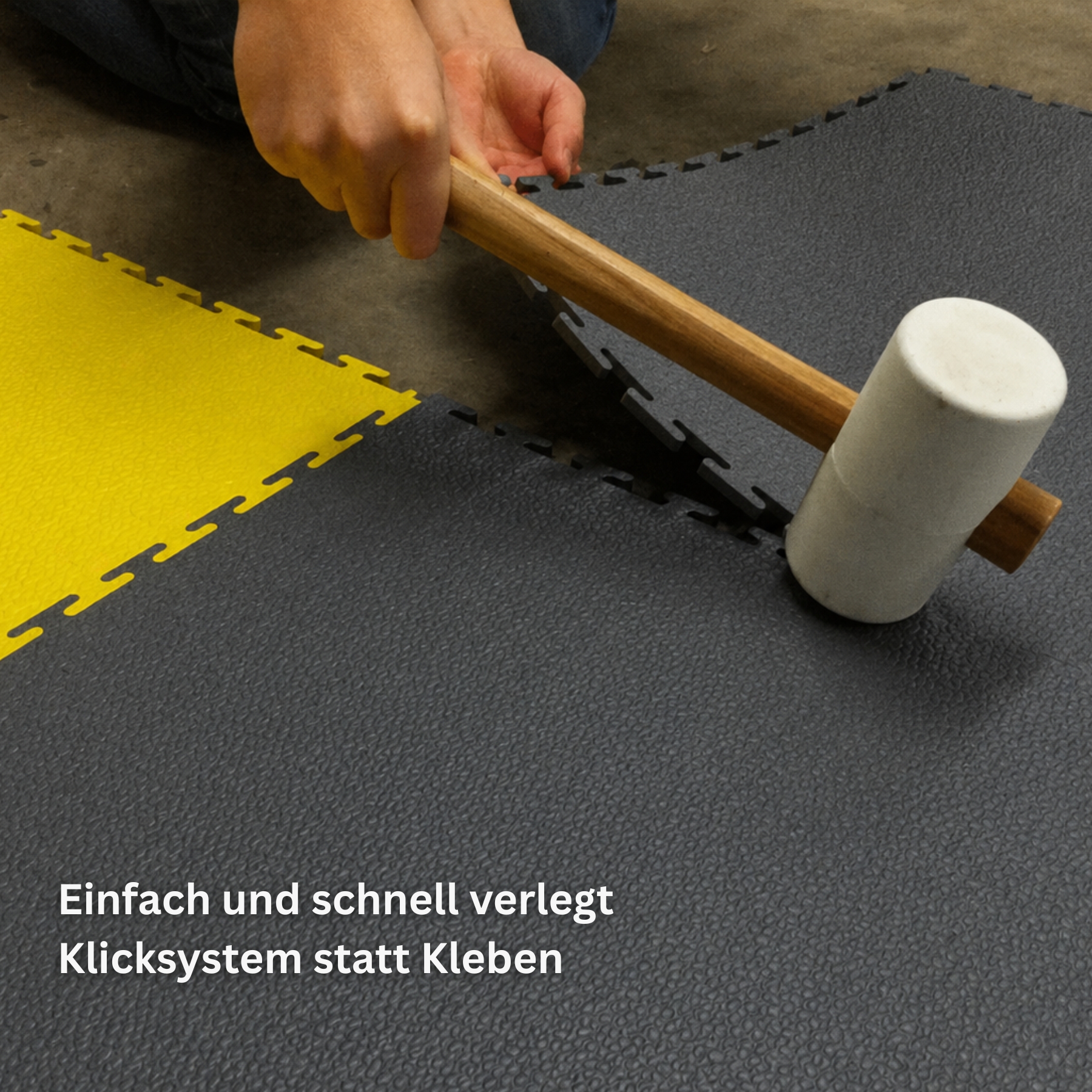 Flexi-Tile PVC-Garagenfliese Hellgrau 4,5mm