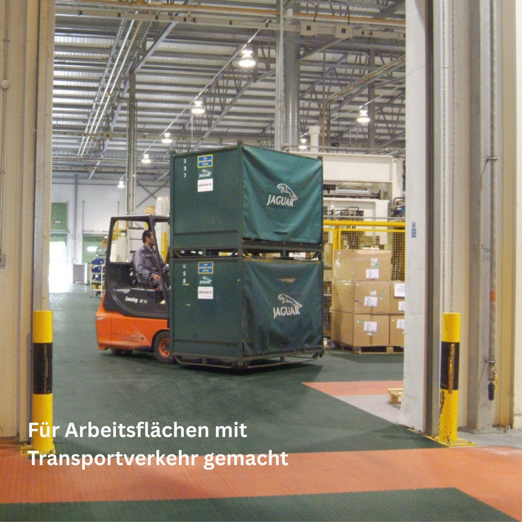 Flexi-Tile PVC-Industriefliese Premium 7mm Genoppt
