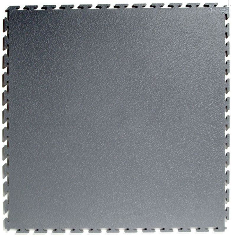 Dunkelgraue Flexi-Tile Fliese mit Hammerschlagoberfläche
