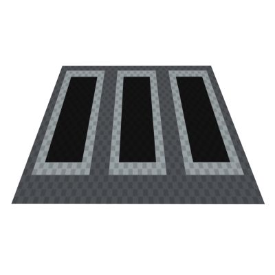 Ribtrax Pro Farbmuster Dunkelgrau Schwarz Silber