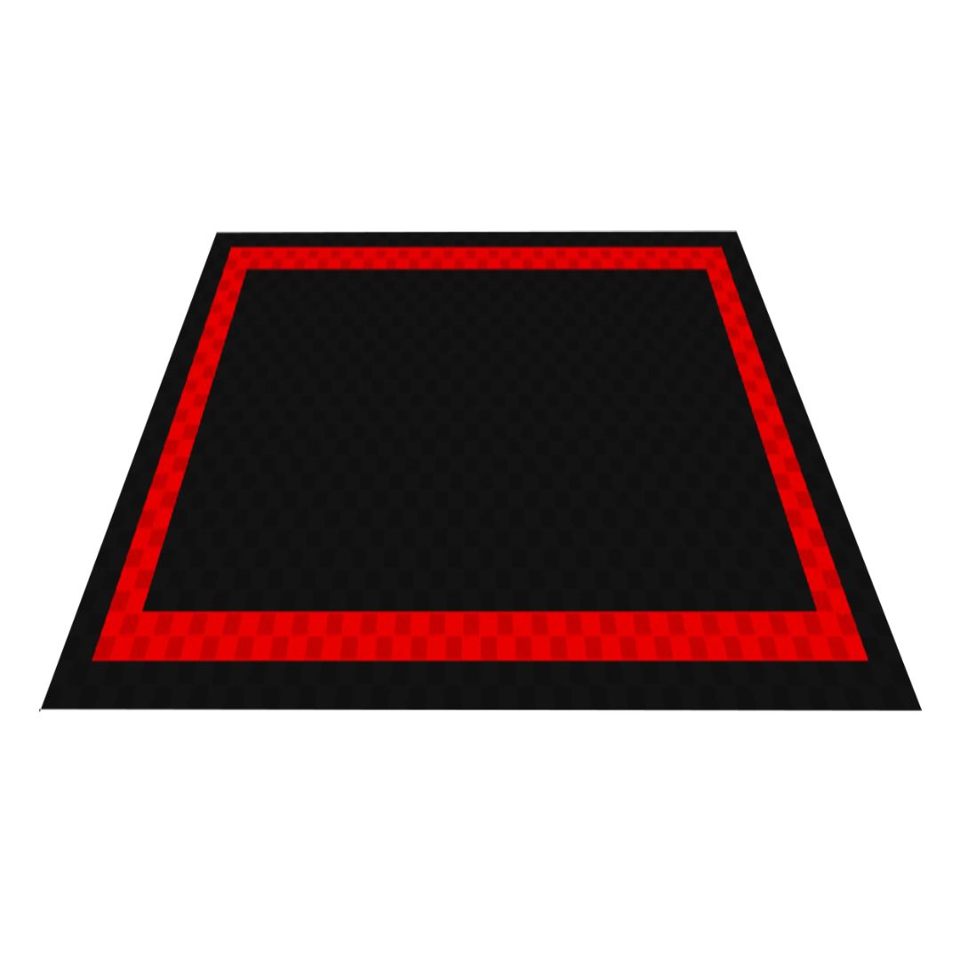 Ribtrax Pro Farbmuster Rot Schwarz Schwarz