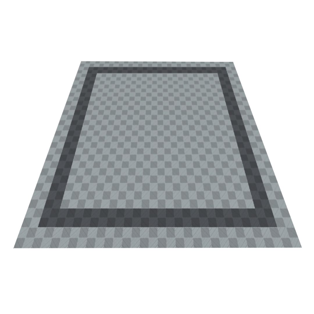 Ribtrax Pro Farbmuster Silber Dunkelgrau Silber