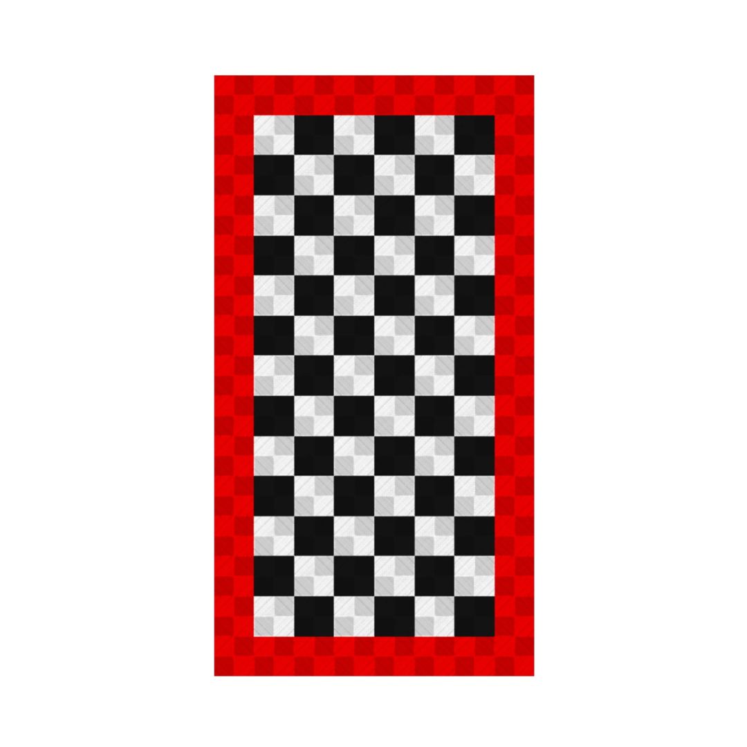 Ribtrax Pro Farbmuster Schwarz Weiß Rot