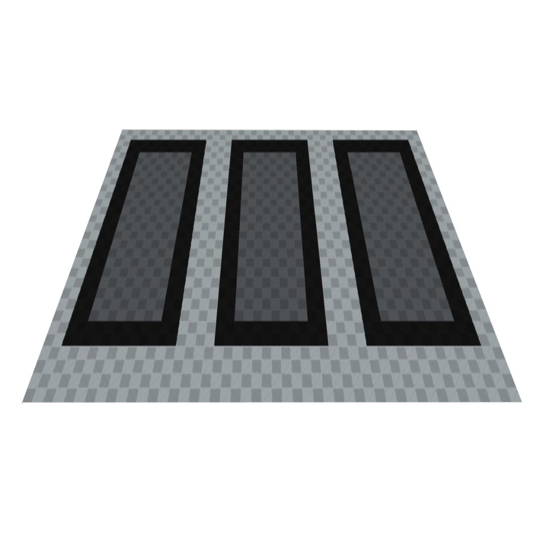 Ribtrax Pro Farbmuster Silber Dunkelgrau Schwarz