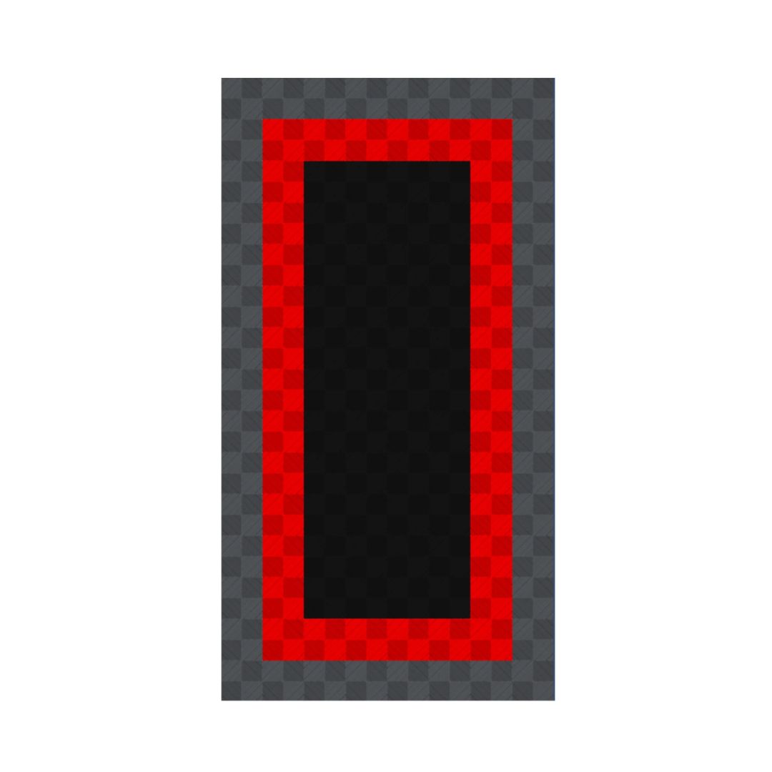 Ribtrax Pro Farbmuster Dunkelgrau Rot Schwarz