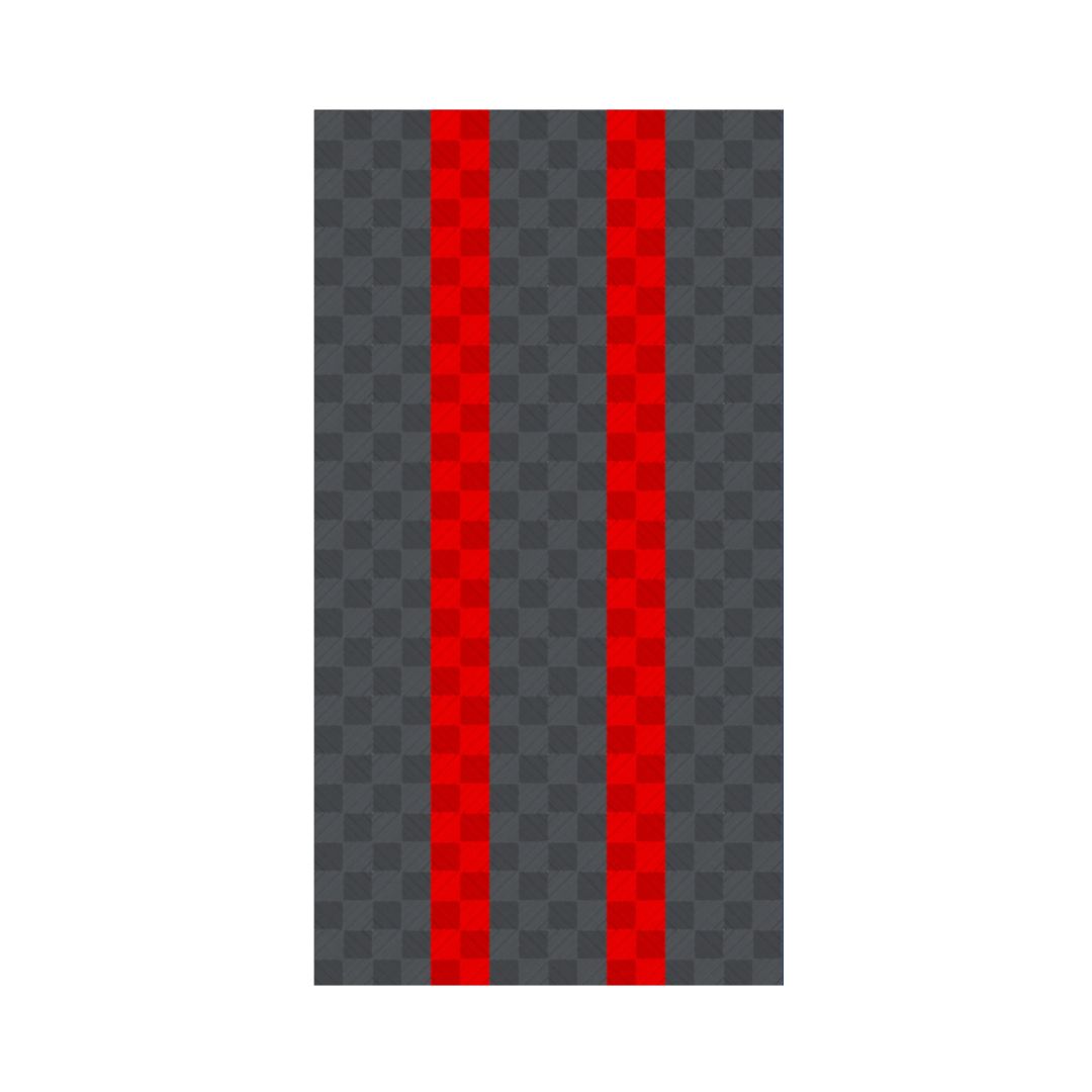 Ribtrax Pro Farbmuster Dunkelgrau Rot
