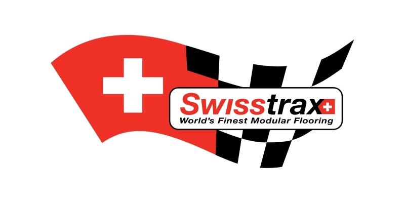 Logo der Bodenbelagsmarke Swisstrax