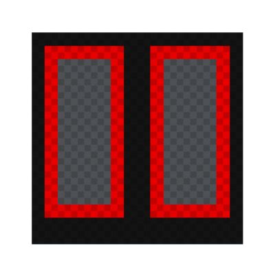 Ribtrax Pro Farbmuster Dunkelgrau Rot Schwarz